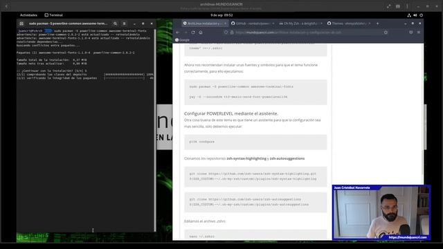 Instalar ZSH y Oh My Zsh + Powerlevel10k en ARCHLINUX - personalizar 100% 🖥🔎 смотреть онлайн