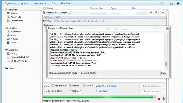 03 InstallAndroidSDK Part2 смотреть онлайн
