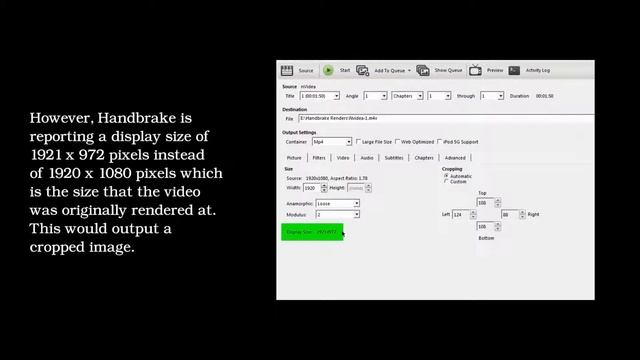 Tiny Tips 3: Handbrake Cropping смотреть онлайн