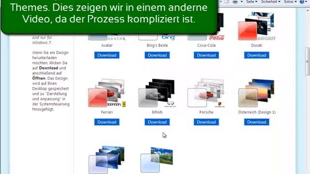 Windows 7: Themes hinzufügen смотреть онлайн