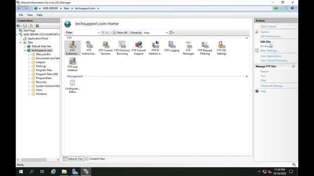 How to Configure FTP Server | IIS Web server смотреть онлайн