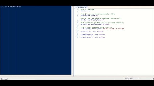 Service Management in PowerShell | PowerShell Tutorial смотреть онлайн