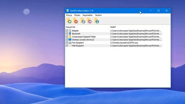 Windows Gönder menüsünü Özelleştirelim смотреть онлайн