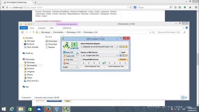 Cambiar DNS de Windows en dos clics con DNS Jumper смотреть онлайн