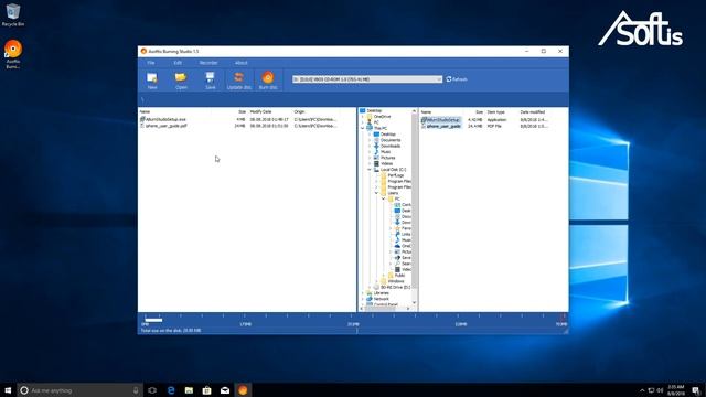 Asoftis Burning Studio - How burn data disc смотреть онлайн