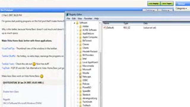 [Tutorial] Use Windows Aero Scheme on Vista Home Basic - created by piyush from laptop.flv смотреть онлайн