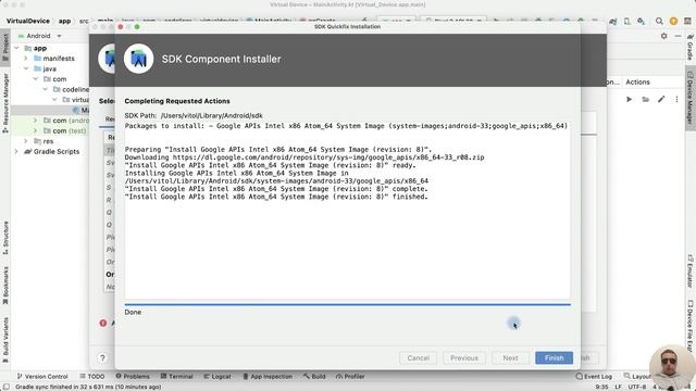 How to Create a Virtual Device in Android Studio | Run App on the Emulator смотреть онлайн