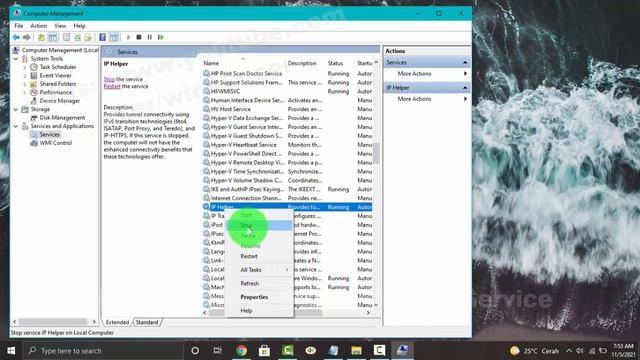 Windows 10 Home : How to Start or Stop IP Helper Service смотреть онлайн