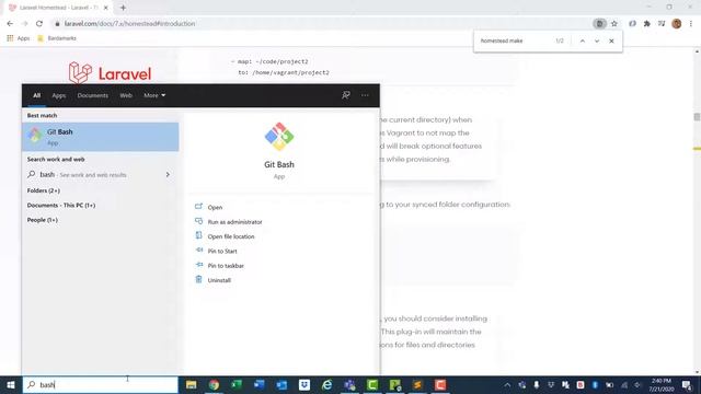 Install Laravel Homestead (2020 on Windows 10) смотреть онлайн