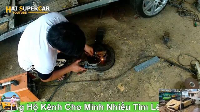 Tôi kết nối điện ắc quy /khởi động cổ máy khủng siêu xe tự chế#HAISUPERCAR смотреть онлайн