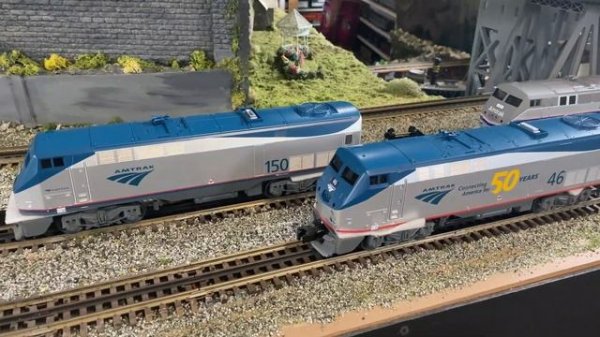 Lionel's latest LionChief+ Release are these Amtrak Genesis Diesels