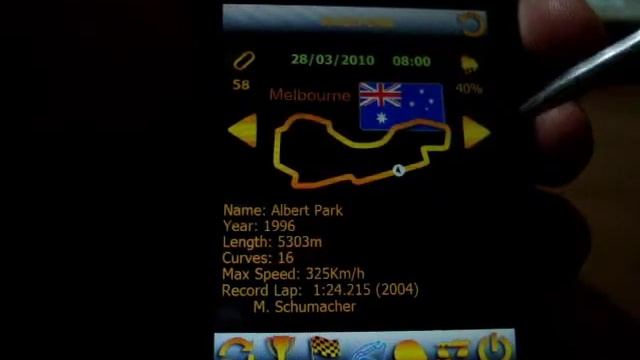 F1 Pocket 2010 - Formula One Racing stats and fixtures on windows mobile phone смотреть онлайн