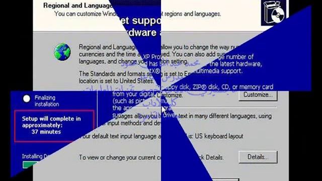 شرح تنصيب ويندوز اكس بي install setup xp windows arabic tutorial english смотреть онлайн