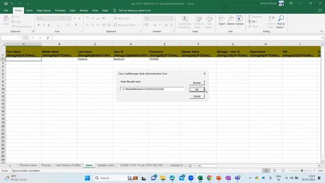 Lecture - 46 | Bulk Administration Tool (BAT) - How to add Users in Bulk on CUCM смотреть онлайн