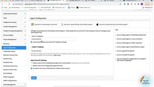 DC agent in ServiceDesk Plus смотреть онлайн