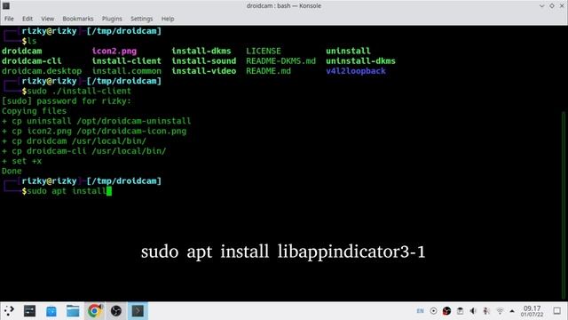 How to install droidcam on Linux Ubuntu смотреть онлайн