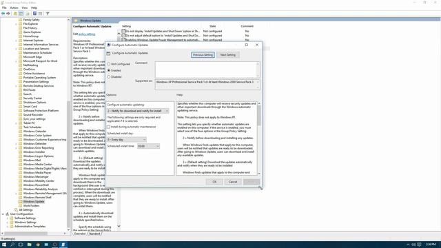 Change updates settings in Windows 10 смотреть онлайн