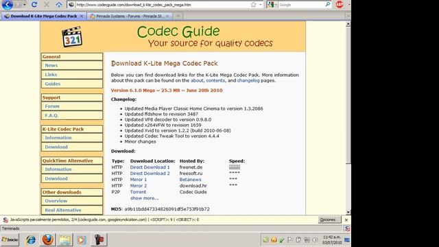 Pinnacle -  K-lite Codec Pack.mp4