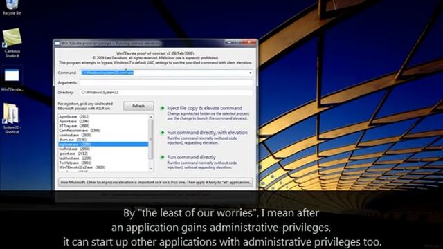 Exploit code for Windows 7 injection vulnerability RELEASED! смотреть онлайн