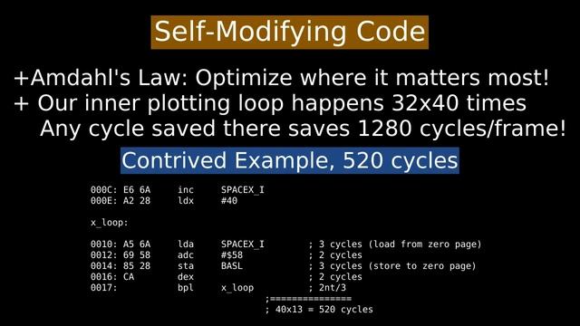 Optimizing the Apple II mode7 flying demo смотреть онлайн