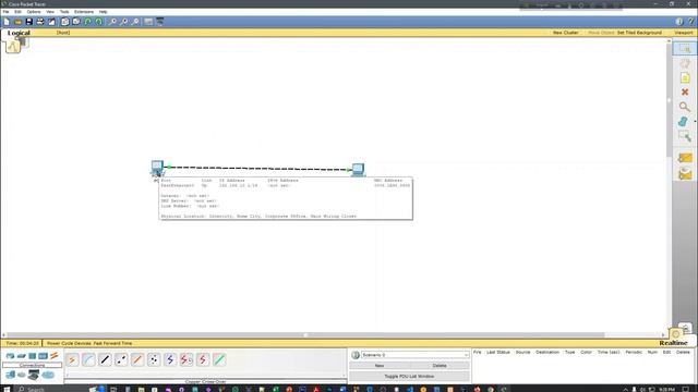 Cisco packet tracer || Peer-to-peer connection using cisco packet tracer || Simulation || part-1 смотреть онлайн