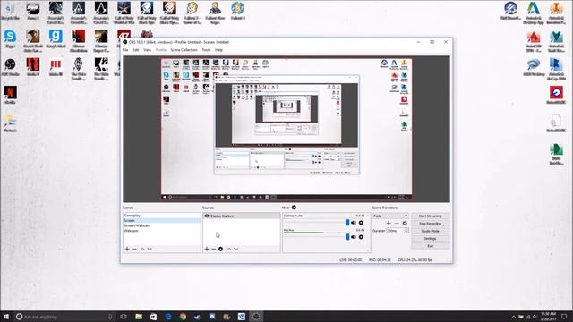 How To Install OBS/Recorded Video Fix/Black Screen Fix (Windows 10) смотреть онлайн