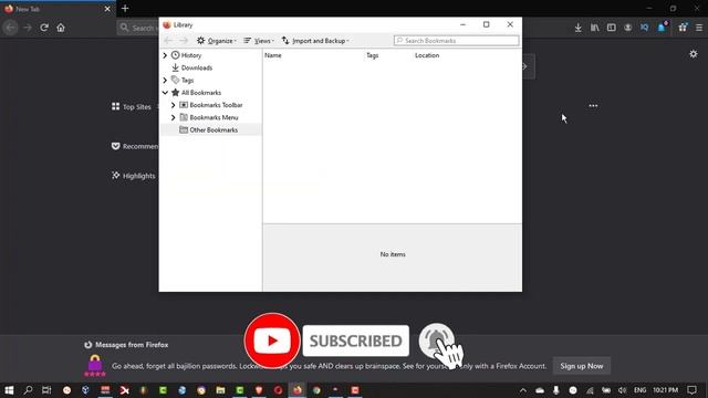 how to backup Firefox bookmarks | windows 10 | fix | 2021 💻⚙️🐞🛠️ смотреть онлайн