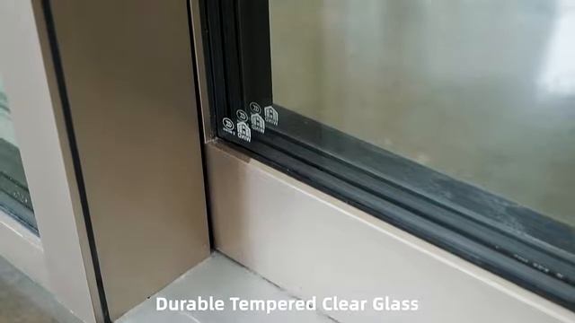 Sliding panel electrical door from Windows & Doors China WIND aluminum/wood/copper window patio doo смотреть онлайн