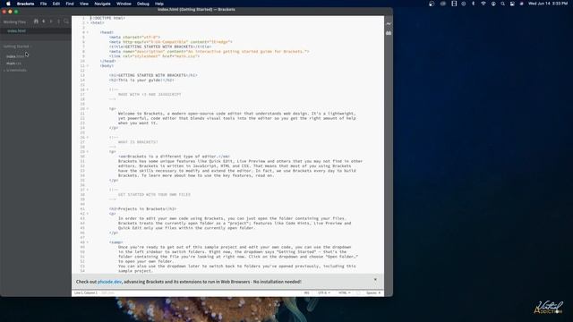 Install Brackets (a code editor) смотреть онлайн