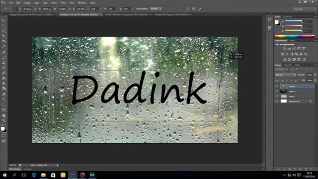 Write on Rainy Window - Photoshop Text Effect смотреть онлайн