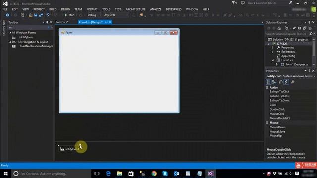 Notification Icon in C# смотреть онлайн