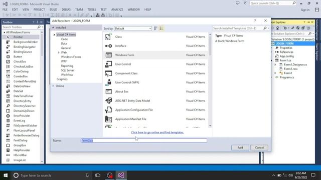 hide and close login form in C# windows forms смотреть онлайн