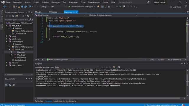 C++ Bonus [026] - GoogleTest смотреть онлайн
