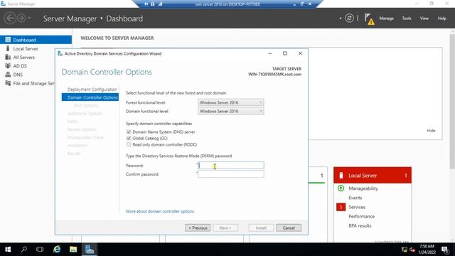 How to install Domain Controller & Active Directory in Windows Server 2016, 2019, 2022. (Malayalam) смотреть онлайн