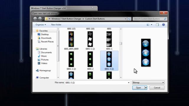 How to change the start button ( Windows 7) смотреть онлайн