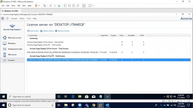 Acronis Snap Deploy 5: Getting Started with the License Server смотреть онлайн