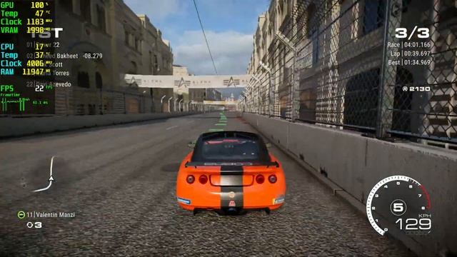 GRID Legends RX 550 - 1080p Very Low, смотреть онлайн