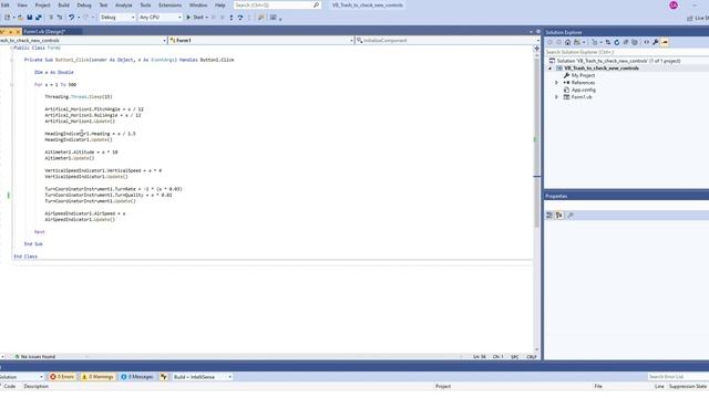 Visual Studio Aircraft Controls Demonstration смотреть онлайн
