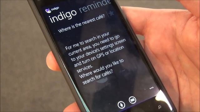 Indigo personal voice assistant for Windows Phone 8 смотреть онлайн