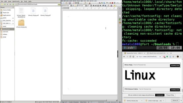 Installing Fonts on Linux Tutorial 2 смотреть онлайн