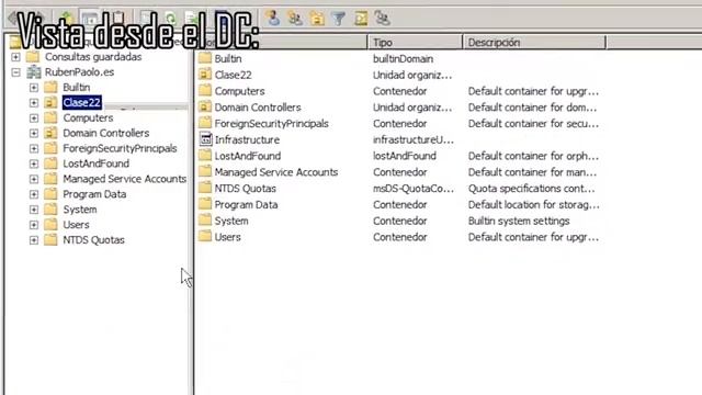 Verificar permisos del grupo en Active Directory - Windows Server 2008 смотреть онлайн