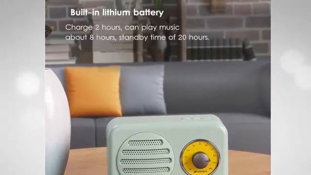 Sansui T1 Mini - Portable Wood Speaker / FM Radio смотреть онлайн