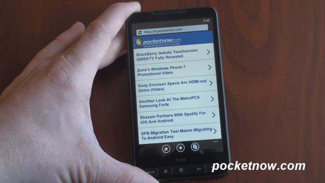 HTC HD2 Running Windows Phone 7 | Pocketnow смотреть онлайн