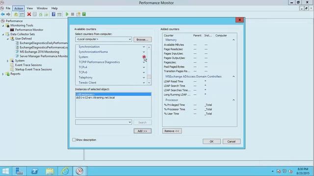 How to install Exchange 2016-Monitoring Performance Exchange Server, Part 05 смотреть онлайн