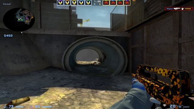 CSGO POV Vitality Magisk (21/17) vs fnatic (OVERPASS) @ IEM Katowice 2023 смотреть онлайн