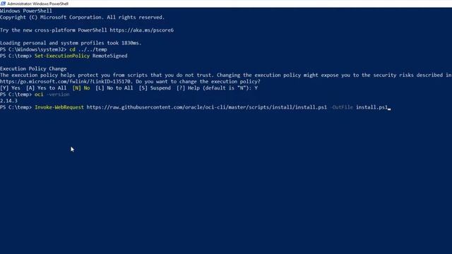 How to manually upgrade the OCI-CLI on Windows 10? смотреть онлайн