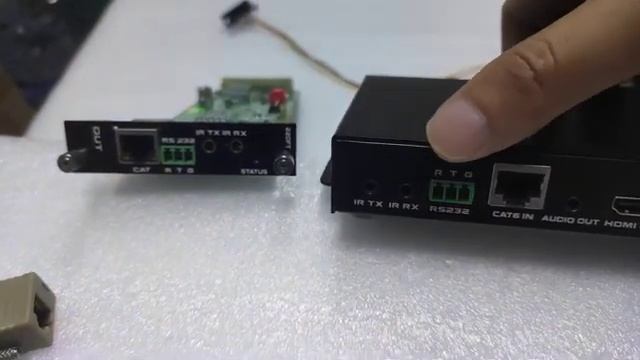 RS232 cable for the lite HDMI Receiver and AE receiver or the HDBaseT output card смотреть онлайн
