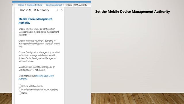 How to set MDM authority in Microsoft Intune - Microsoft Intune Training Series video No#125 смотреть онлайн