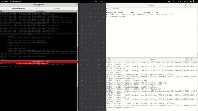 03 Full TLS 1.3 handshake with private key stored in TEE смотреть онлайн