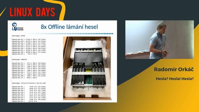 LinuxDays 2019 - Hesla? Hesla! Hesla? - Radomír Orkáč смотреть онлайн